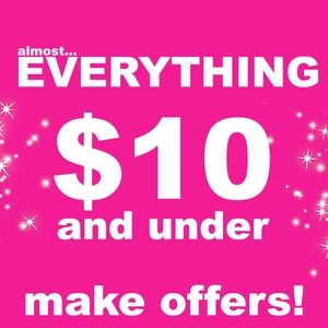 Everything must go! Tops! bags! shoes! dresses!